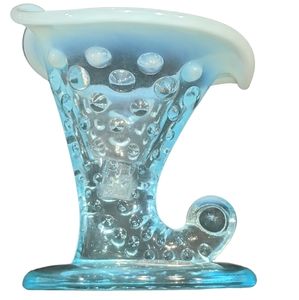 Vintage Fenton Glass Boot Shoe Opalescent